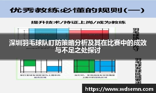 深圳羽毛球队盯防策略分析及其在比赛中的成效与不足之处探讨